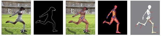 Silhouetten Tracking Beispiel mit Person in 3D