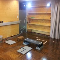 Lab setup for ice hockey player testing