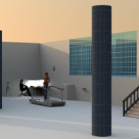 Biomechanics in sports clothes show room