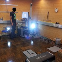 Lab setup for testing for high level ice hockey players